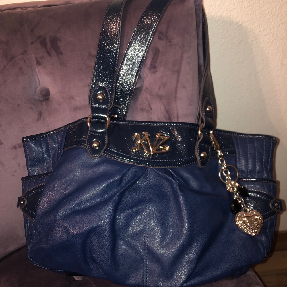 Kathy Van Zeeland Purse Blue